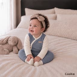 Bộ Sơ Sinh COOKIE, Bộ Sơ Sinh Cài Lệch MIni Waffle Cho Bé Từ 0 Đến 9 Tháng 2026 6