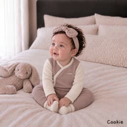 Bộ Sơ Sinh COOKIE, Bộ Sơ Sinh Cài Lệch MIni Waffle Cho Bé Từ 0 Đến 9 Tháng 2026 7
