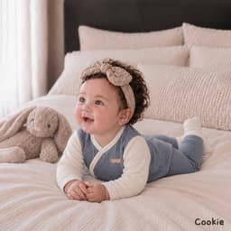 Bộ Sơ Sinh COOKIE, Bộ Sơ Sinh Cài Lệch MIni Waffle Cho Bé Từ 0 Đến 9 Tháng 2026 8
