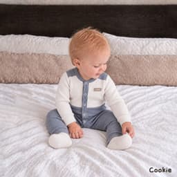 Bodysuit Cho Bé COOKIE, Sleepsuit Phối Nẹp Vải Wavy Cho Bé Từ 0 Đến 12 Tháng 2026 8