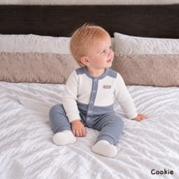 Bodysuit Cho Bé COOKIE, Sleepsuit Phối Nẹp Vải Wavy Cho Bé Từ 0 Đến 12 Tháng 2026 7