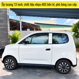 Combo Ốp Lazang Vinfast Minio Green, VF2 Size R13, Ốp Mâm Cho Các Dòng Xe Ô Tô Bánh 13inch, Tự Lắp Đặt Dễ Dàng Tại Nhà 5