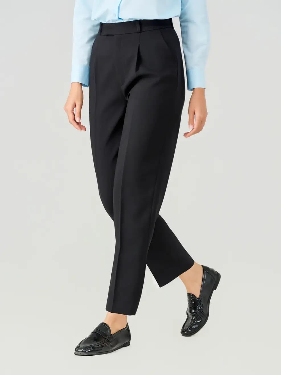 Quần Nữ Yody Dáng Baggy Essential Cạp Cao Mềm Tôn Dáng TRA WOTR26A022