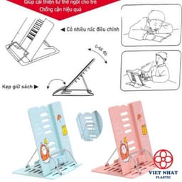 Giá Kẹp Đỡ Sách, Điện Thoại, Ipad Việt Nhật 5693 và Giá Đỡ Silicon Dẻo Đa Góc Điều Chỉnh 7