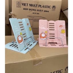 Giá Kẹp Đỡ Sách, Điện Thoại, Ipad Việt Nhật 5693 và Giá Đỡ Silicon Dẻo Đa Góc Điều Chỉnh 5
