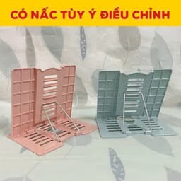 Giá Kẹp Đỡ Sách, Điện Thoại, Ipad Việt Nhật 5693 và Giá Đỡ Silicon Dẻo Đa Góc Điều Chỉnh 6