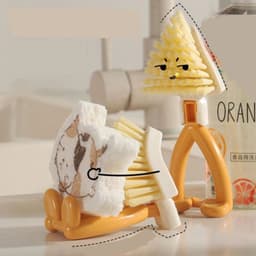 Bàn chải vệ sinh tam giác mũi cong gấp gọn đa năng và Bàn Chải Vệ Sinh Góc Chết. LMS 2