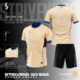 [STRIVEND GO SG06] Bộ Quần Áo Bóng Đá Nam Nữ Người Lớn Bigsize | Size S–6XL, 10–150KG | Thoáng Mát Co Giãn 5