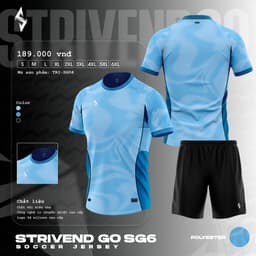 [STRIVEND GO SG06] Bộ Quần Áo Bóng Đá Nam Nữ Người Lớn Bigsize | Size S–6XL, 10–150KG | Thoáng Mát Co Giãn 4