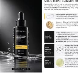Combo Dưỡng Trắng Da Dermyxis TXA Advanced Brightening Serum + Cream 50ml Hỗ Trợ Giảm Thâm Mụn, Mờ Sạm Nám Hiệu Quả 3