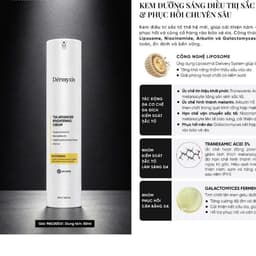 Combo Dưỡng Trắng Da Dermyxis TXA Advanced Brightening Serum + Cream 50ml Hỗ Trợ Giảm Thâm Mụn, Mờ Sạm Nám Hiệu Quả 2