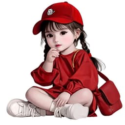 [Hỏa Tốc] Decal Dán Tường Hình Bé Gái Dễ Thương – Decal Tự Dính Chống Thấm Nước Trang Trí Phòng Ngủ Bé 5