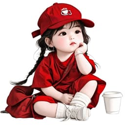 [Hỏa Tốc] Decal Dán Tường Hình Bé Gái Dễ Thương – Decal Tự Dính Chống Thấm Nước Trang Trí Phòng Ngủ Bé 4