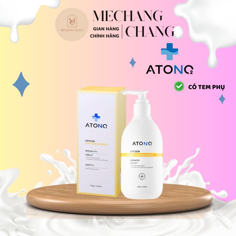 [DATE 5/2029  - CHÍNH HÃNG] Sữa Tắm Gội 2 Trong 1 Atono2 300g Hàn Quốc Dưỡng Ẩm Sâu Không Chứa Paraben An Toàn