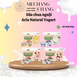 [GIÁ CỰC TỐT] Sữa chua Arla đủ vị tự nhiên, xoài, cherry, dâu cho bé từ 1y+ 1