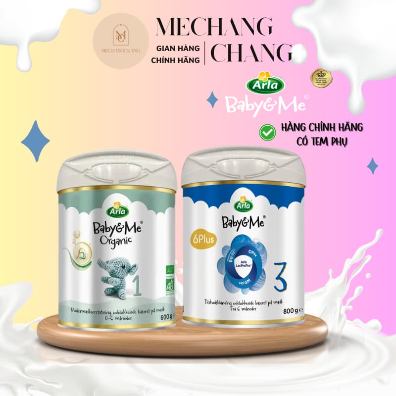 [ CHÍNH HÃNG] Sữa Arla Baby&Me HMO / Organic A2 Cao Cấp nhập khẩu từ Đan Mạch sẽ