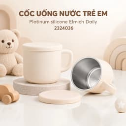 Cốc uống nước trẻ em Elmich Daily 4036 1