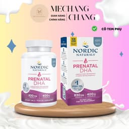 [HÀNG NHẬP KHẨU CÓ TEM] [DATE T5/29] Viên uống bổ sung DHA bầu Nordic Natural Prenatal cho mẹ bầu và sau sinh 90 viên 1