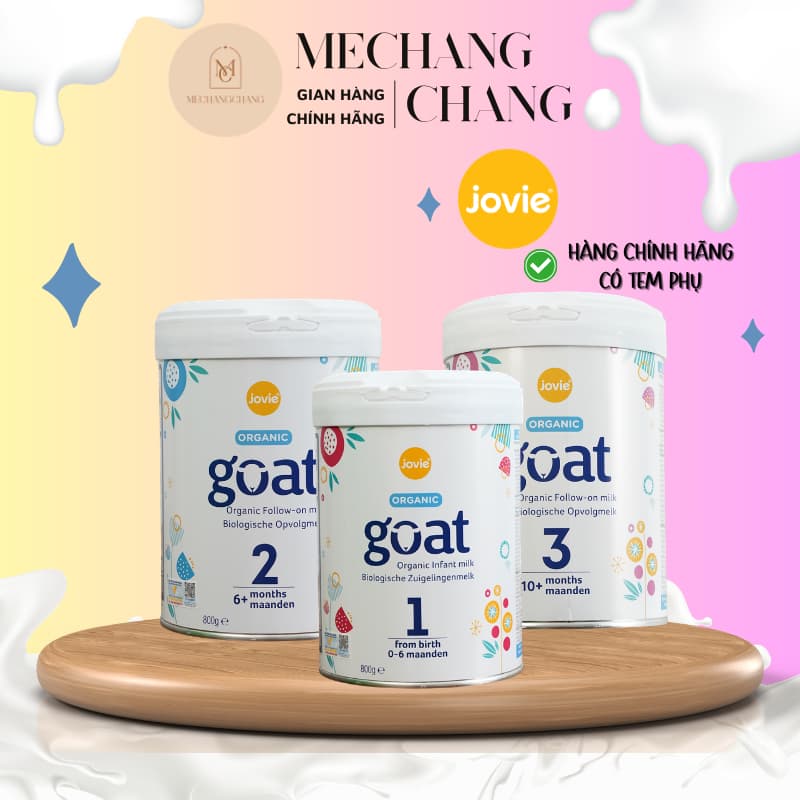 [CHÍNH HÃNG NHẬP KHẨU] Sữa Công Thức Dê JOVIE Organic Goat Milk