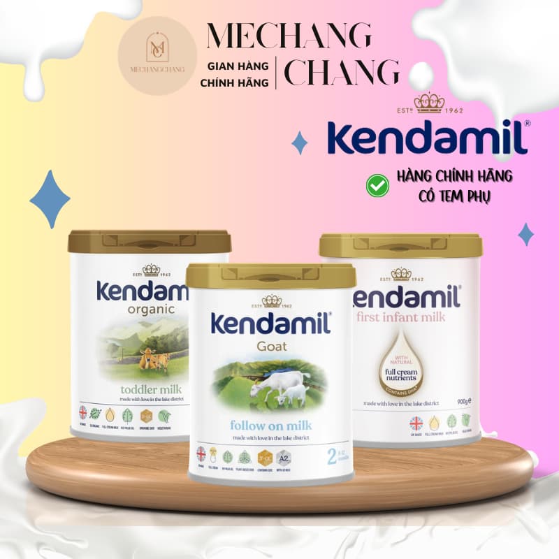 [CHÍNH HÃNG NHẬP KHẨU CÓ TEM 2]Sữa Kendamil Nguyên Kem dòng Classic và Organic đủ số 1, 2, 3 lon 800g nk