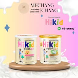 [DATE T9.2027] Sữa công thức Hikid hỗ trợ tăng chiều cao vị Vani, Dê, Hikid tách béo cho bé từ 1Y+ 1