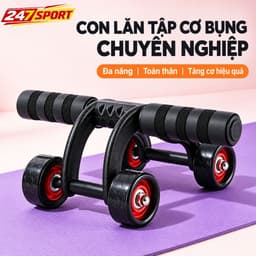 Con lăn tập cơ bụng gym yoga Con lăn tập cơ bụng 4 bánh tại nhà 1