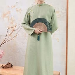 Áo Dài Nam Vân Phong 4 màu - chất liệu tafta đũi cao cấp - đứng dáng - nam tính - đủ size 2