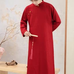 Áo Dài Nam Vân Phong 4 màu - chất liệu tafta đũi cao cấp - đứng dáng - nam tính - đủ size 7