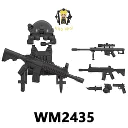 Mô Hình Nhân Vật Lính Đặc Nhiệm Quân Sự Đồ Chơi Kèm Bộ Trang Bị Toy Quà Tặng 6