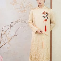 Áo dài Nam Đình Long 3 màu - chất liệu gấm xà cừ dày dặn - mềm mại lên form cực đỉnh - tà dài 110cm 8