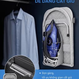 Cầu Là Để Bàn Gấp Gọn GKÖCH Germany HWIB.1335DF-13, 33x89cm Có Khay Để Bàn Là, Móc Treo Tiện Dụng 4