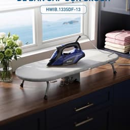Cầu Là Để Bàn Gấp Gọn GKÖCH Germany HWIB.1335DF-13, 33x89cm Có Khay Để Bàn Là, Móc Treo Tiện Dụng 2