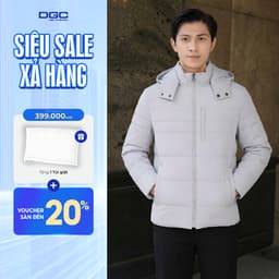 Áo phao nam 3 lớp DGC vải gió với tính năng chống thấm nước - WAJKBA11M 1