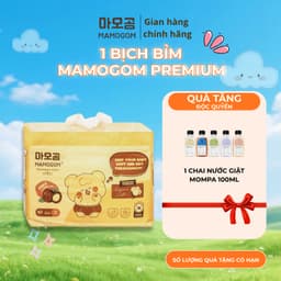 [MAMOGOM]Tã Bỉm Premium Đủ Size mềm mại, thấm hút tốt cho bé NB, S, M, L, 2XL 1