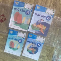 Combo vở cũ SGK VBT toán tiếng việt mĩ thuật âm nhạc ... lớp 6 kết nối tri thức 4
