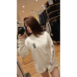 Áo thun dài tay LongSleeve thánh giá sexy CHORME HEARTS L66 Local brand cotton nam nữ boxy long tee form rộng AM114 4