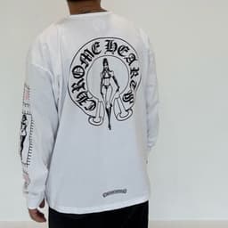 Áo thun dài tay LongSleeve thánh giá sexy CHORME HEARTS L66 Local brand cotton nam nữ boxy long tee form rộng AM114 9