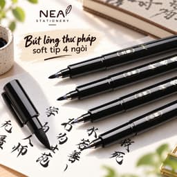 Bút thư pháp đầu mềm kiểu bút máy – luyện chữ, ký tên 3