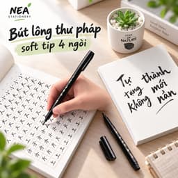 Bút thư pháp đầu mềm kiểu bút máy – luyện chữ, ký tên 4