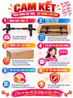 Xà  Gắn Tường Đa Năng P90X Kèm Ốc Vít Nở Có Móc Treo Ròng Rọc 7