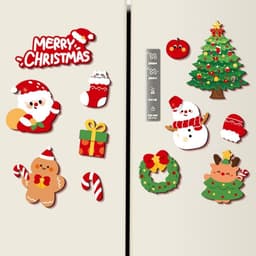 Đồ trang trí giang sinh sticker gắn tủ lạnh , máy giặt lò vi sóng Bằng Nam châm , Phụ kiện trang trí Noel Hotrend 2027 1