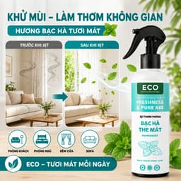 [COMBO 2] Xịt phòng tinh dầu hỗ trợ đuổi muỗi Bạch Đàn Chanh Greenco - khử mùi, thơm phòng, không gian thư giãn 4