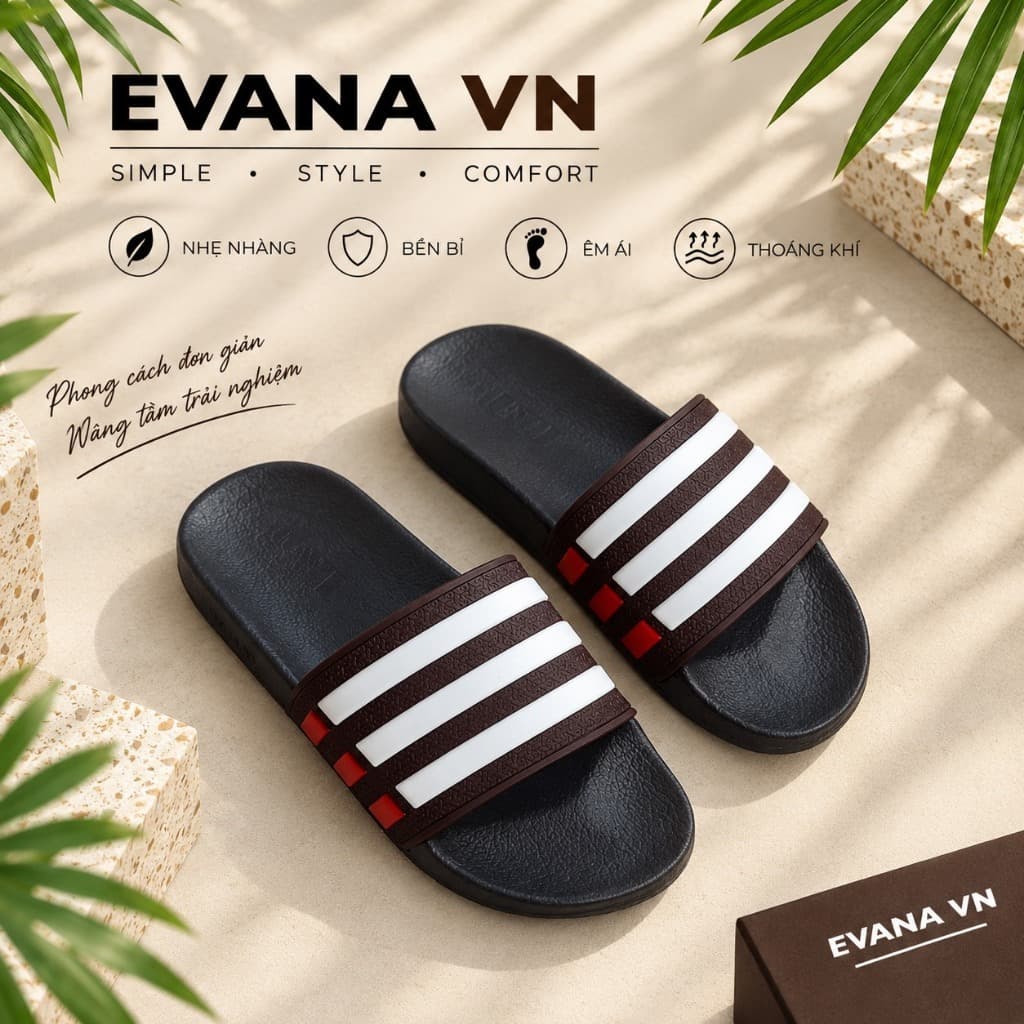 (ẢNH THẬT)Dép  Nam Cao Cấp ADD- Dép Lê Unisex Đế Êm Chống Trượt, Form Chuẩn Hot Trend-d19-13