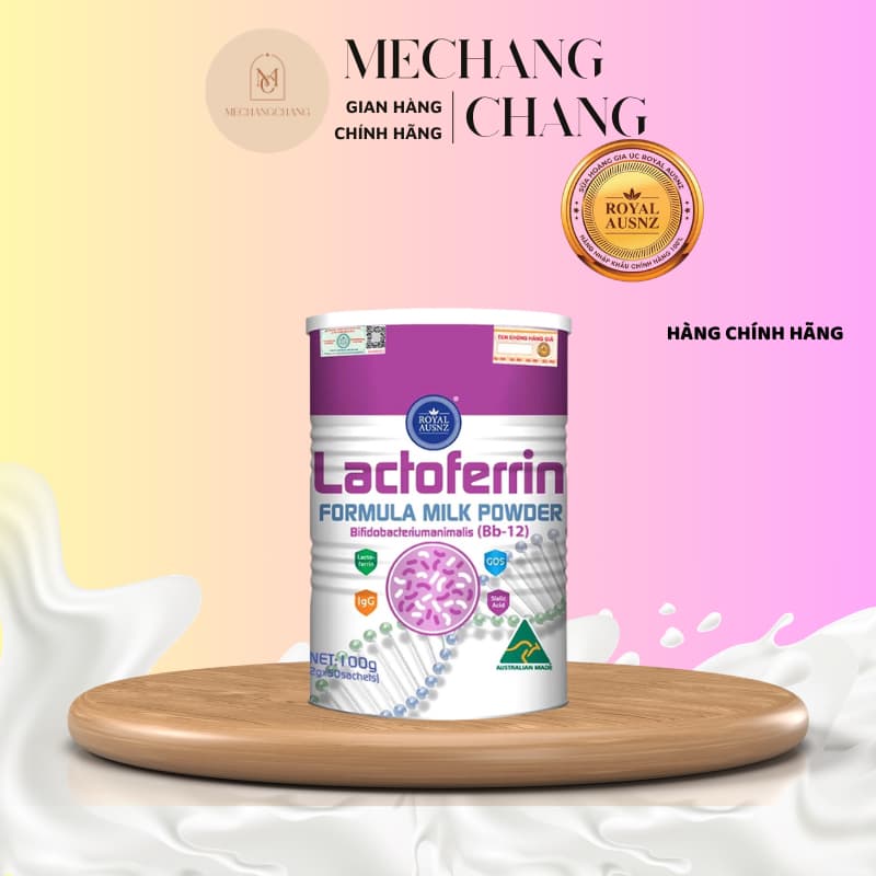 [T1/2028] Sữa Lactoferrin Hồng Formula Milk Powder Bifidobacteriumanimalis (Bb-12) tăng đề kháng