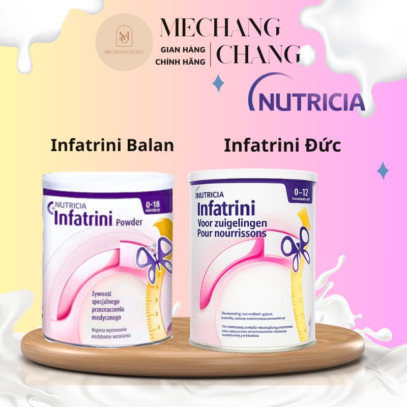 Sữa bột Infatrini cao năng lượng nđ Đức và Balan 400gr