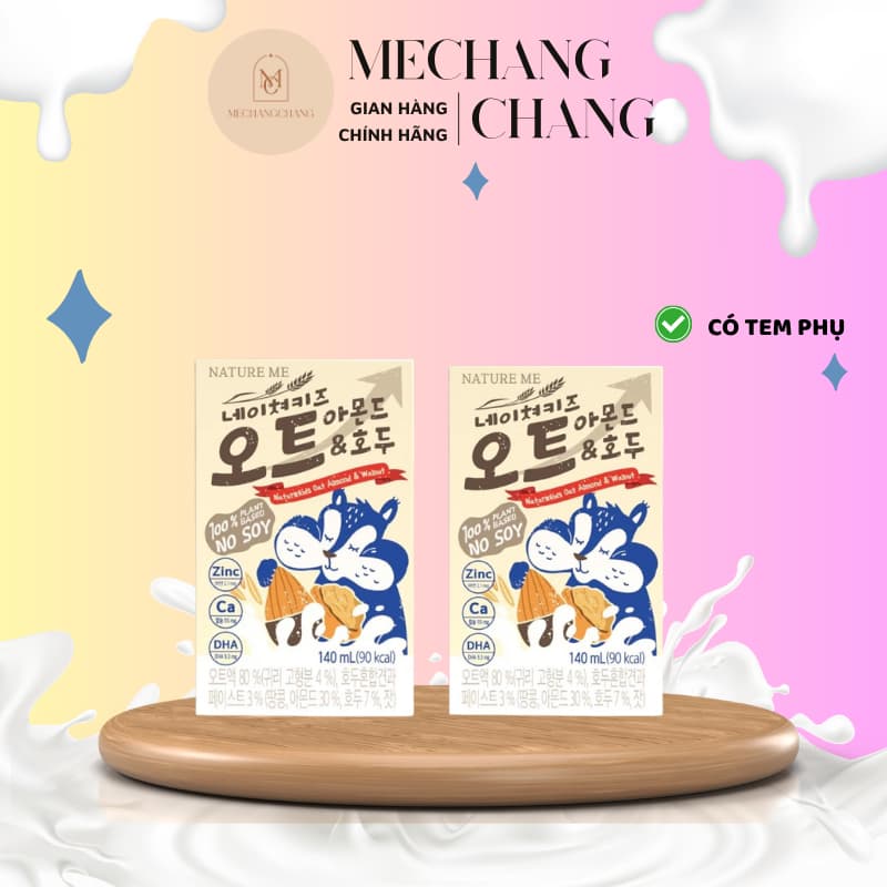 [Date 5/2027] Sữa Hạt Ngũ Cốc Nature Me Dinh Dưỡng Cho Bé Từ 1 Tuổi Tăng Cường Sức Đề Kháng Phát Triển Trí Não