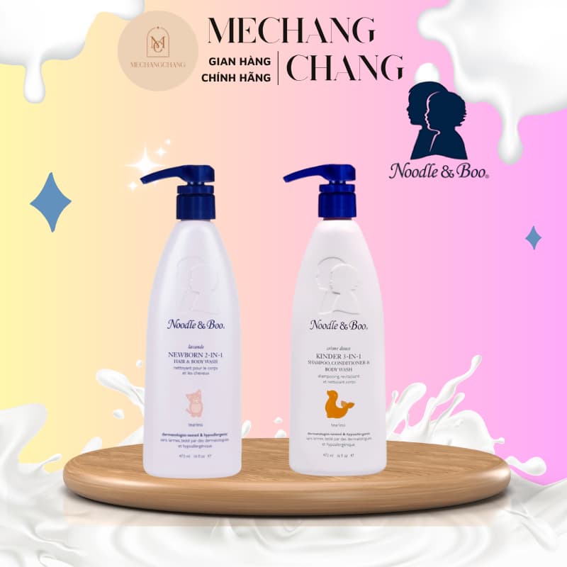 [HÀNG CHÍNH HÃNG] Sữa tắm Noodle Boo 2in1 Mỹ an toàn và lành tính cho bé cao cấp