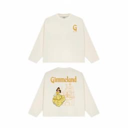 Áo thun nữ boxy tay dài,áo phông Unisex form rộng họa tiết công chúa tóc mây dễ thương phong cách Hàn 4