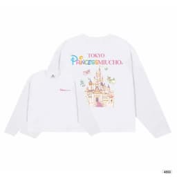 Áo thun nữ boxy tay dài,áo phông Unisex form rộng họa tiết công chúa tóc mây dễ thương phong cách Hàn 5