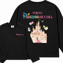 Áo thun nữ boxy tay dài,áo phông Unisex form rộng họa tiết công chúa tóc mây dễ thương phong cách Hàn 7